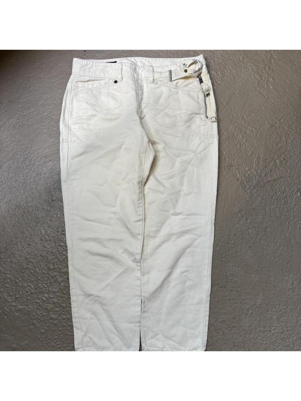 American Vintage Women's White and Cream Jeans